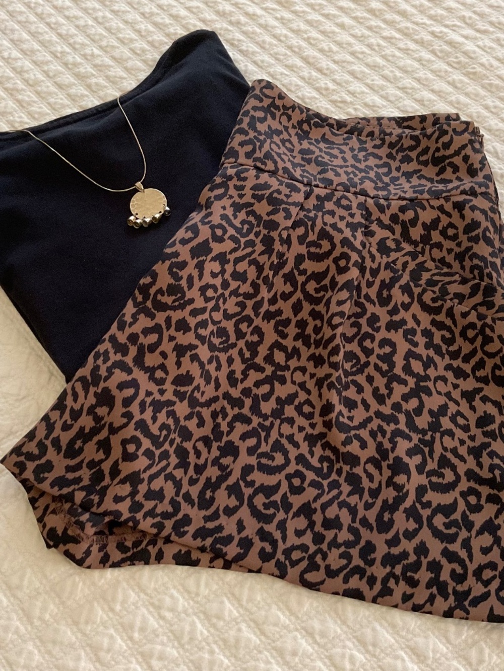 Loft Leopard Print Shorts